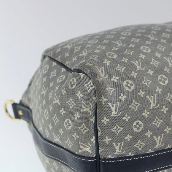 LOUIS VUITTON Monogram Idylle Speedy Voyage Boston Bag Navy M56706 LV Auth 29508 - Picture 10 of 15